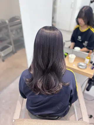 セミロング 透明感/韓国ヘア/ miyu 🎀のヘアスタイル