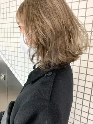 ミディアム カラー ヘアアレンジ 🌿ショート🌿 パーマ🌿淳平のヘアスタイル