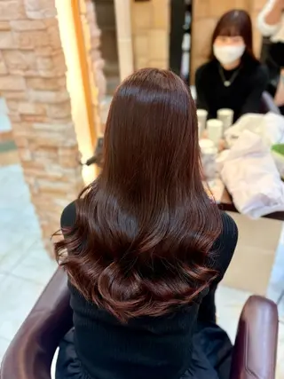 ロング カラー 🎀透明感カラー 🐈ナズナのヘアスタイル