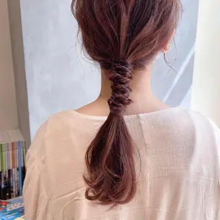 カラー ヘアアレンジ HANA ROCCO3rdのヘアスタイル