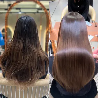 ロング 縮毛矯正/髪質改善/ レイヤー/石井龍のヘアスタイル