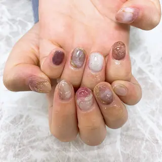 ネイル ⭐︎休業中の練習⭐︎ JNA認定講師髙橋のネイルデザイン