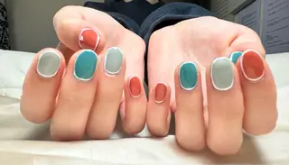 ネイル マルサンカクシカク所属・○△□ 守口市のネイルデザイン