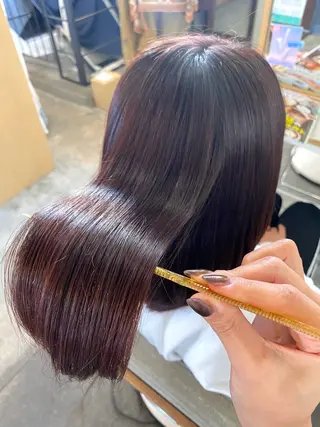 ミディアム 藤井 友貴のヘアスタイル