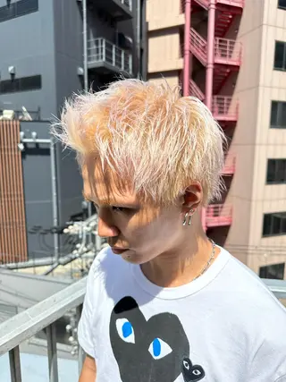 カラー メンズ 梅田中崎町メンズ 美容師ユースケのヘアスタイル