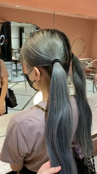 ロング F-CODE所属・🌶推しカラー RINA🌶´-のヘアスタイル