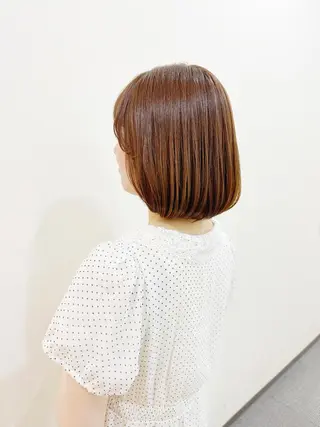 ミディアム カラー newline銀座所属・👑銀座ショート/ 絶壁補正/金子涼👑のヘアスタイル