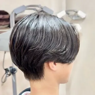 セミロング パーマ メンズ 韓国ヘア/毛流れヘア 花田真のヘアスタイル