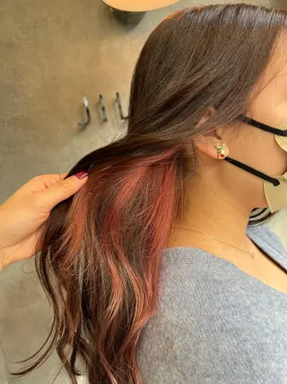 ロング カラー N°jillva 𝑘𝑎𝑟𝑖𝑛のヘアスタイル