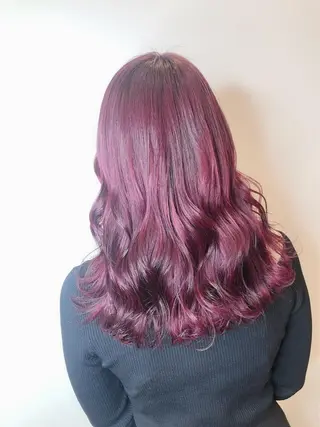 ロング しもかわ かほのヘアスタイル