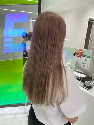 ロング カラー ヘアアレンジ 🎀 yuuka🎀のヘアスタイル