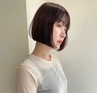 ショート 透明感🍨レイヤー ヘアセット/miyuのヘアスタイル