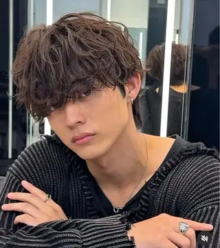 パーマ メンズ CIRCUSbyBEAUTRIUM青山店所属・似合わせカット✂️ 松原 寿花のヘアスタイル