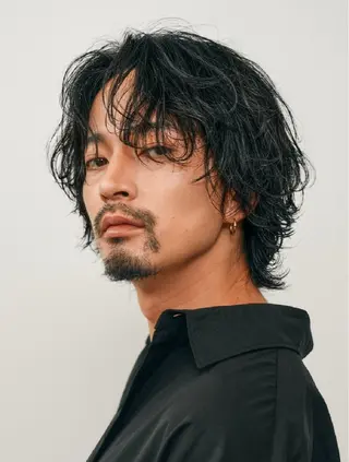 パーマ メンズ 夏果⭐︎fifth 天神 海外風パーマのヘアスタイル