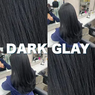 セミロング 寒色＆ブリーチ特化 寒色MiOのヘアスタイル