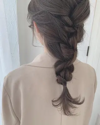 ロング カラー fio マナミのヘアスタイル