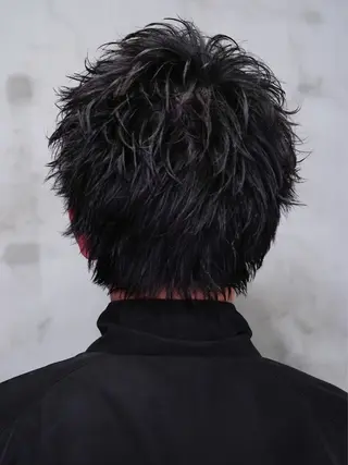 ミディアム ⭐️メンズ特化⭐️ パーマ　カラーのヘアスタイル