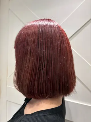 ミディアム ボブ職人/ボブ縮毛 髪質改善のヘアスタイル