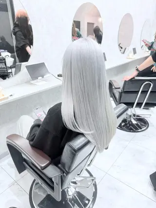 ロング カラー 🌈派手髪ハイトーン 🌈鈴木亮太🌈のヘアスタイル