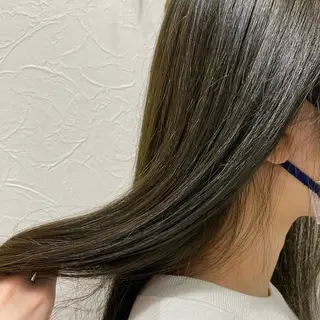 ロング カラー Az所属・Az ながいりかのヘアスタイル