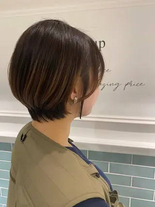 ショート 髪質改善レイヤー/ ボブたんの翔太のヘアスタイル