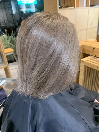 セミロング カラー ヘアアレンジ Sia中野新橋 『JUNYA』のヘアスタイル