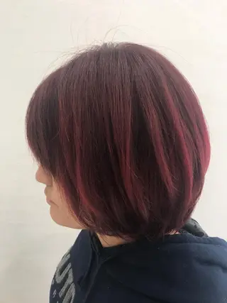 ミディアム カラー 星野 慎也のヘアスタイル