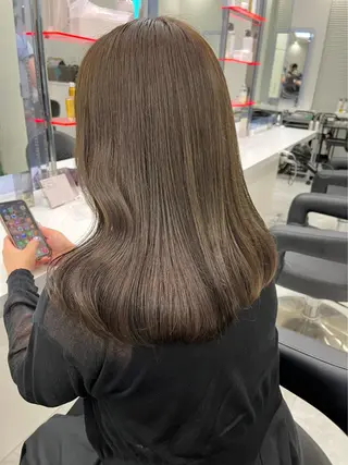 セミロング 韓国カット/ パーマ/KOTAのヘアスタイル