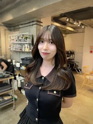 ロング 💐綺麗めレイヤー 、透明感カラー✨のヘアスタイル