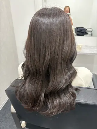 セミロング AI KIのヘアスタイル