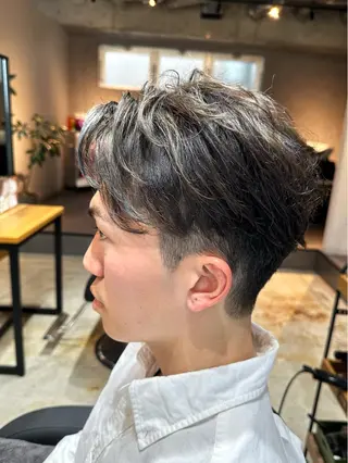 ショート メンズ ✨髪質改善/ハイトー ン/艶髪高山のヘアスタイル