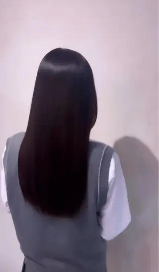 ロング 韓国ヘア/レイヤー/ 美髪矯正/SHUのヘアスタイル