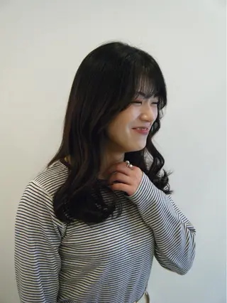 セミロング ヘアセット/艶カラー 💐nao.のヘアスタイル