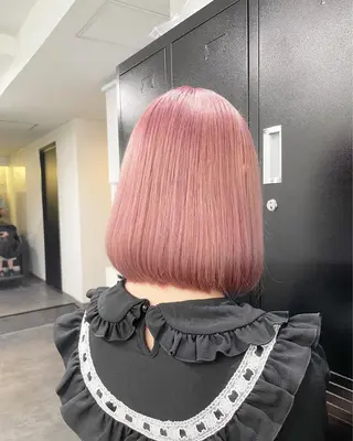 ミディアム カラー パーマ メンズモテパーマ💙 fuwaのヘアスタイル