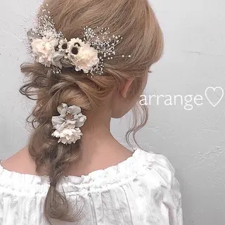 セミロング カラー GLROW haruhiのヘアスタイル