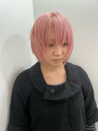 ショート 💥ウルフカット デザインあんな💥のヘアスタイル