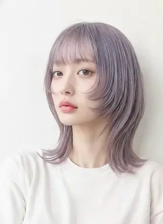 ミディアム カラー Telasu所属・gata gataのヘアスタイル
