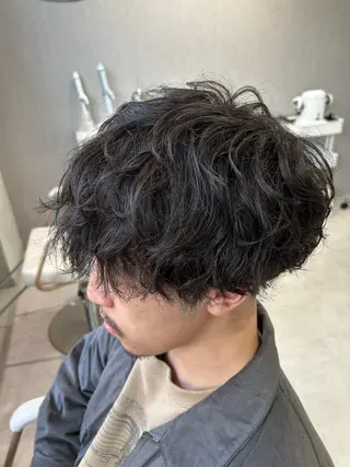 パーマ メンズ 大谷 優馬のヘアスタイル