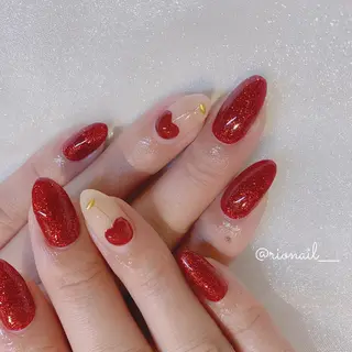 ネイル 𝘙𝘪𝘰𝘯𝘢 ...🕯🤍のネイルデザイン