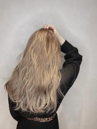 ロング ✨赤味消しカラー✨ 韓国ヘア/古川恭平のヘアスタイル