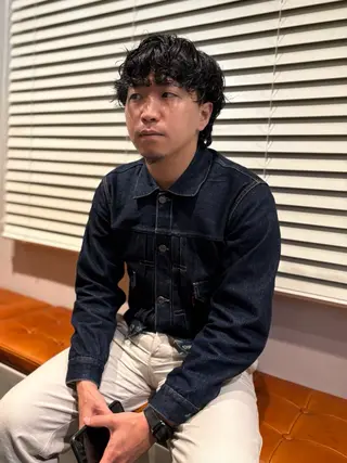 ショート パーマ メンズ 優作 〜圧倒的信頼〜のヘアスタイル