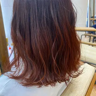 ミディアム おおつき ありかのヘアスタイル