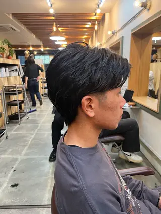 パーマ メンズ 【ボブ】縮毛矯正/ 船橋駅5分/鈴木杏美のヘアスタイル