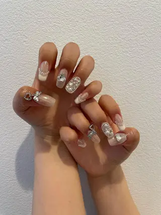 ネイル 束感まつ毛/ネイル/ LED♥KIRARAのマツエク・マツパデザイン