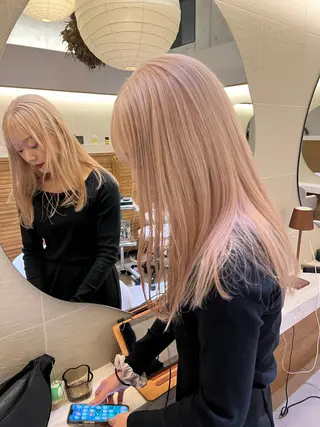 カラー yiye青山店所属・無料カットモデル /yuukaのヘアスタイル