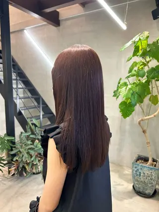 ロング カラー 透明感カラー/ 顔周りcut♡シホのヘアスタイル