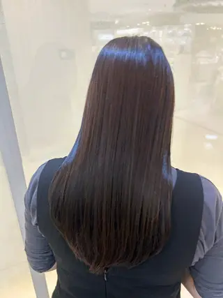 ロング パーマ 縮毛矯正/髪質改善/ 艶髪ササキナツミのヘアスタイル