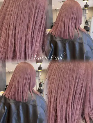 カラー さわ/博多/ ベージュ/ハイトーンのヘアスタイル