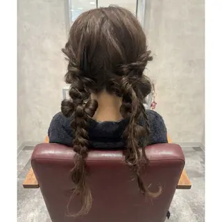 ヘアアレンジ 落合 ちりのヘアスタイル
