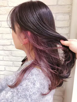 ロング カラー HAUS 片山みほのヘアスタイル